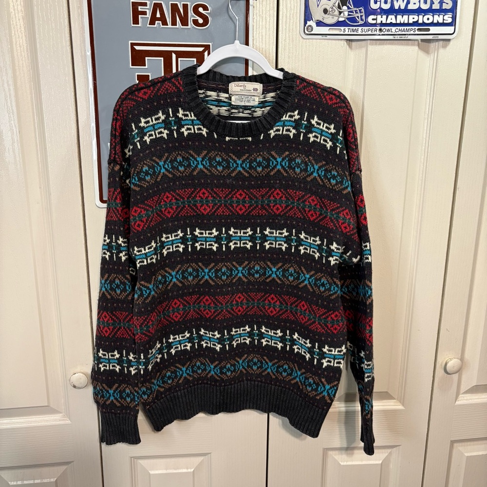 Mackinaw Vintage Patterned Sweater - Multicolor